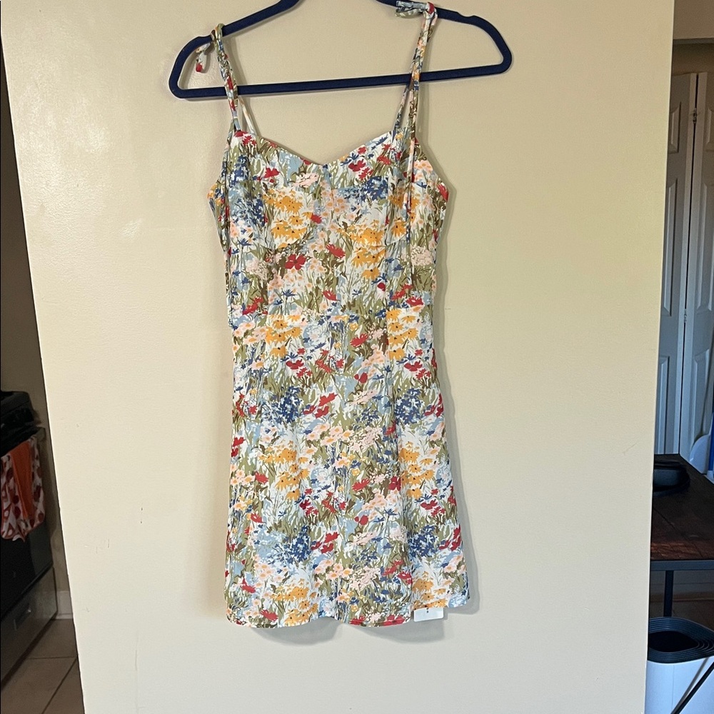 Commense Multicolor Floral Mini Dress